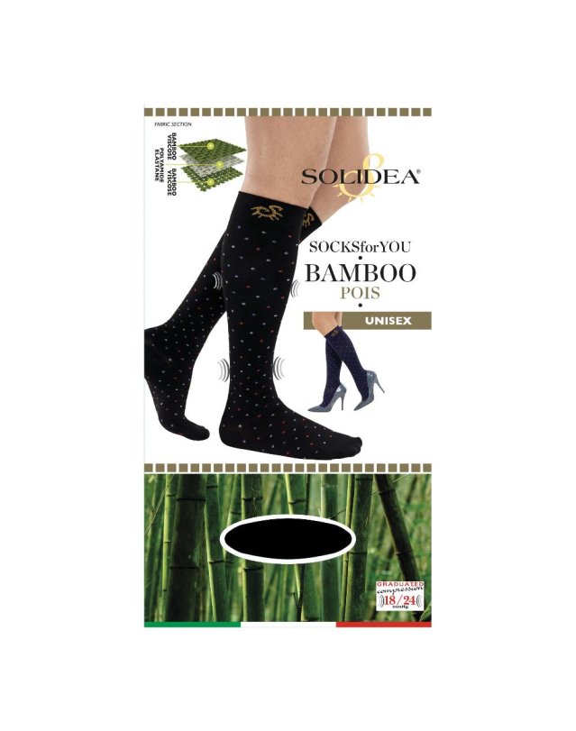 SOCKS FY Bamboo Pois Blu 1-S