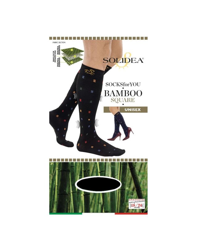 SOCKS FY Bamboo Square Gri1-S