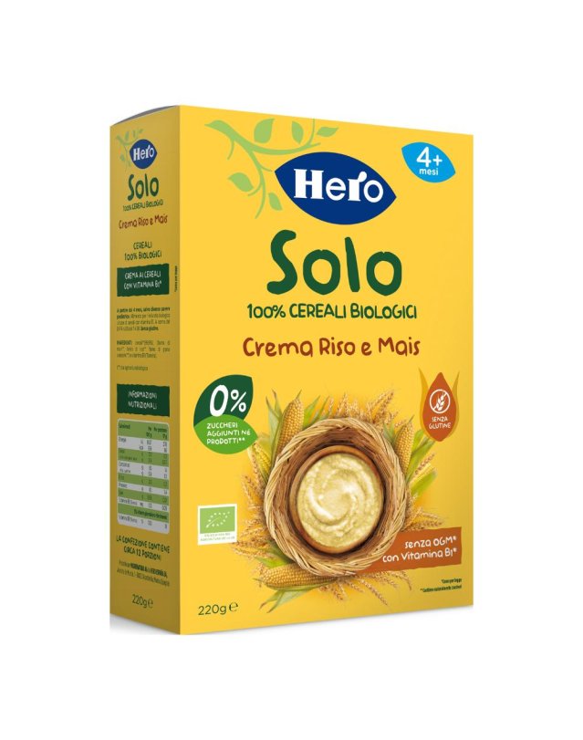 HERO SOLO CREMA RISO/MAIS 220G