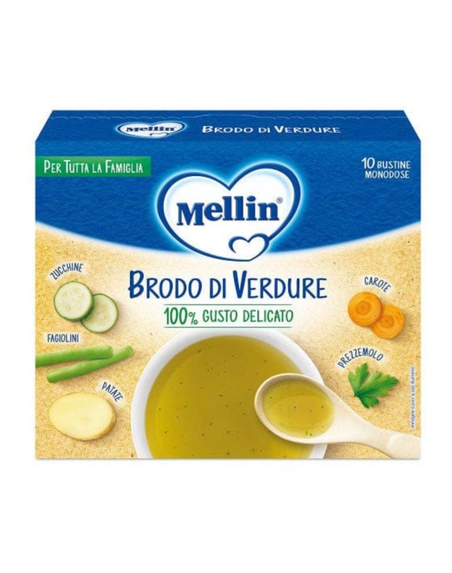 MELLIN BRODO DI VERDURE 10X8G MELLIN BRODO DI VERDURE 10X8G