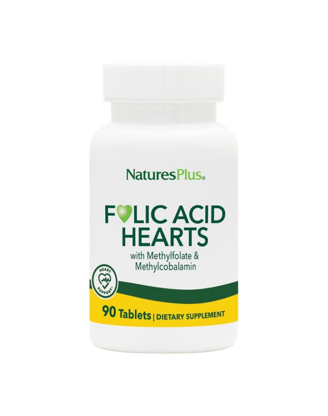 FOLIC ACID HEARTS+B6 B12 90TAV