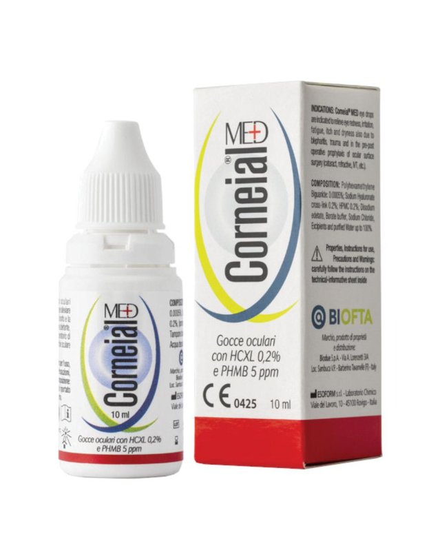 Biodue Corneial Med Gocce Oculari Lubrificanti 10ml