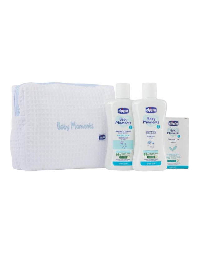 CH-BM Beauty Bag W Zip Azzurro