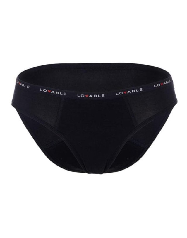 LOVABLE SLIP FLUSSO MEDIO NERO