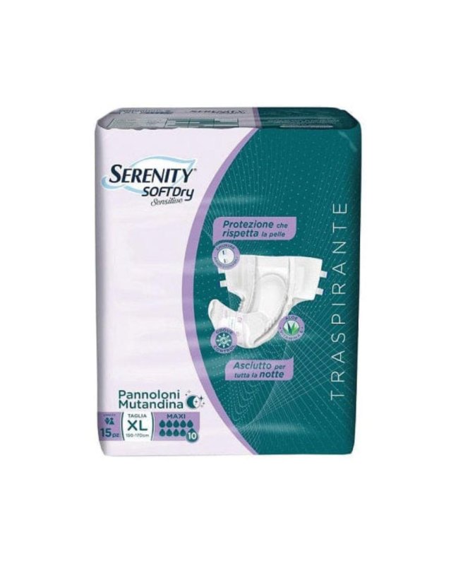 SERENITY Pann.Mut.SD MxXL 15pz