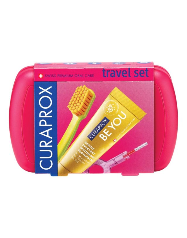 CURAPROX TRAVEL SET MAGENTA