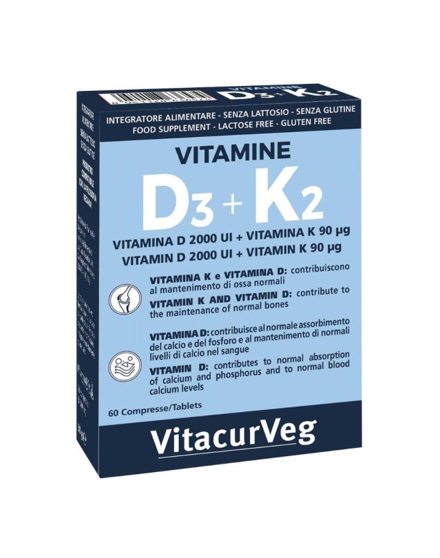 VITAMINE D3+K2 60CPR