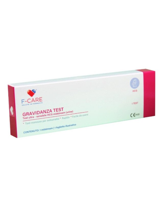 F-CARE TEST GRAVIDANZA MIDS 1P F-CARE TEST GRAVIDANZA MIDS 1P