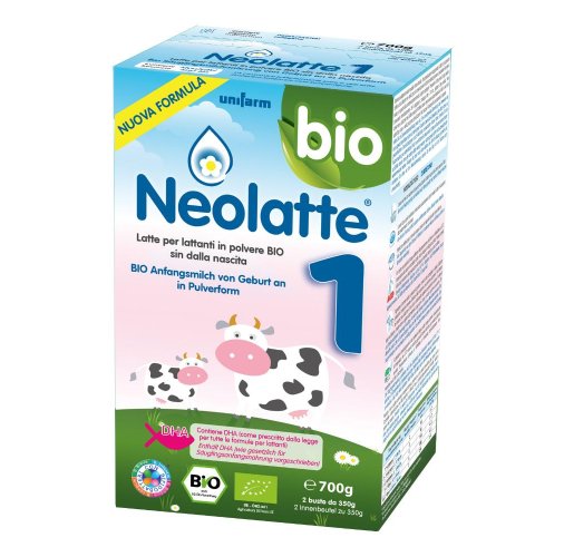 Neolatte 1 Bio Ara DHA ARA - Latte in Polvere per i primi mesi - 2 buste da