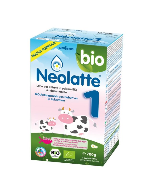 Neolatte 1 Bio Ara DHA ARA - Latte in Polvere per i primi mesi - 2 buste da 350g
