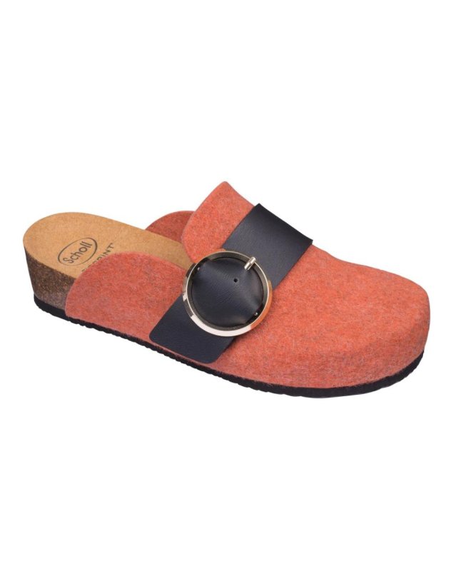 Amalfi clog felt+synt w oran36