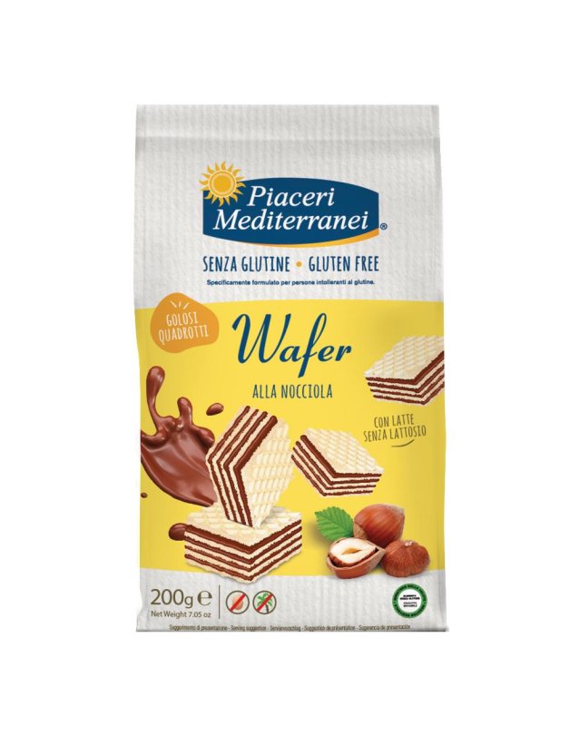 PIACERI MED.Wafer Nocciola200g