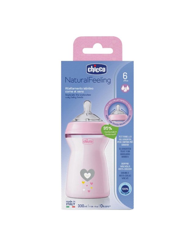 CH Bib.NatFeel PL Girl6m+330ml