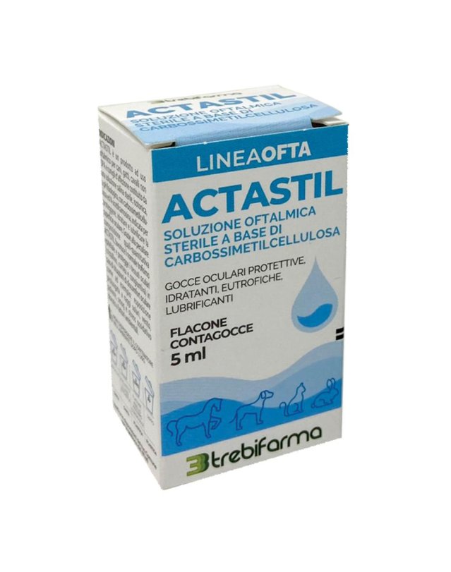 Actastil Soluzione Oftalmica 5 Ml- gocce oculari protettive  veterinarie