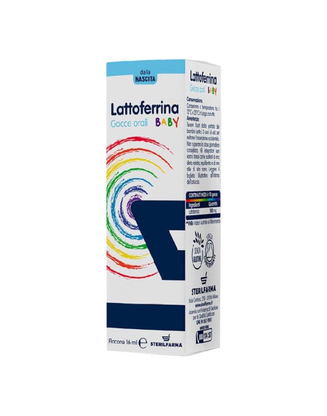 Lattoferrina Baby Gocce 16ml - Difese Immunitarie Neonati Lattoferrina Baby Gocce 16ml - Difese Immunitarie Neonati