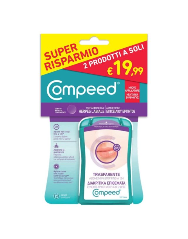 COMPEED HERPES LABIALE BIPACCO