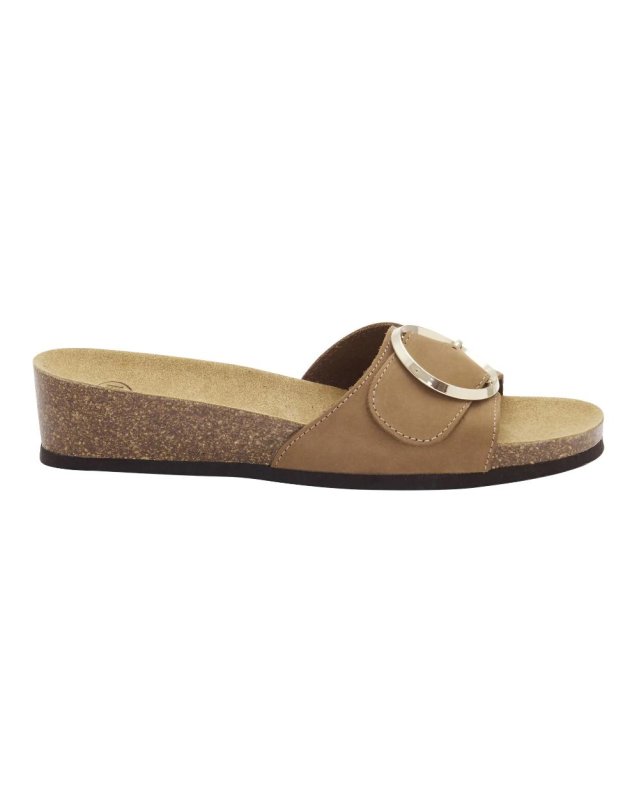 AMALFI MULE NUB W BRW 40