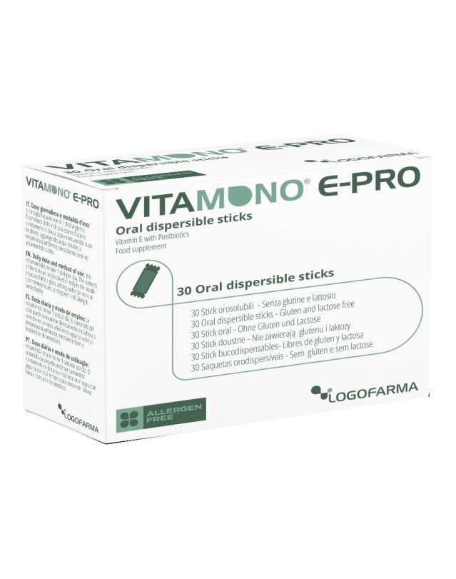 Vitamono E Pro 30 Bustine &ndash; Benessere Intestino-Pelle