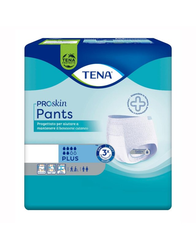 TENA PANTS Plus Pann.M 14pz