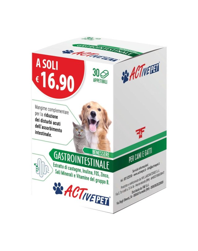 V ACTIVE PET GASTROINTEST 30CPR V ACTIVE PET GASTROINTEST 30CPR