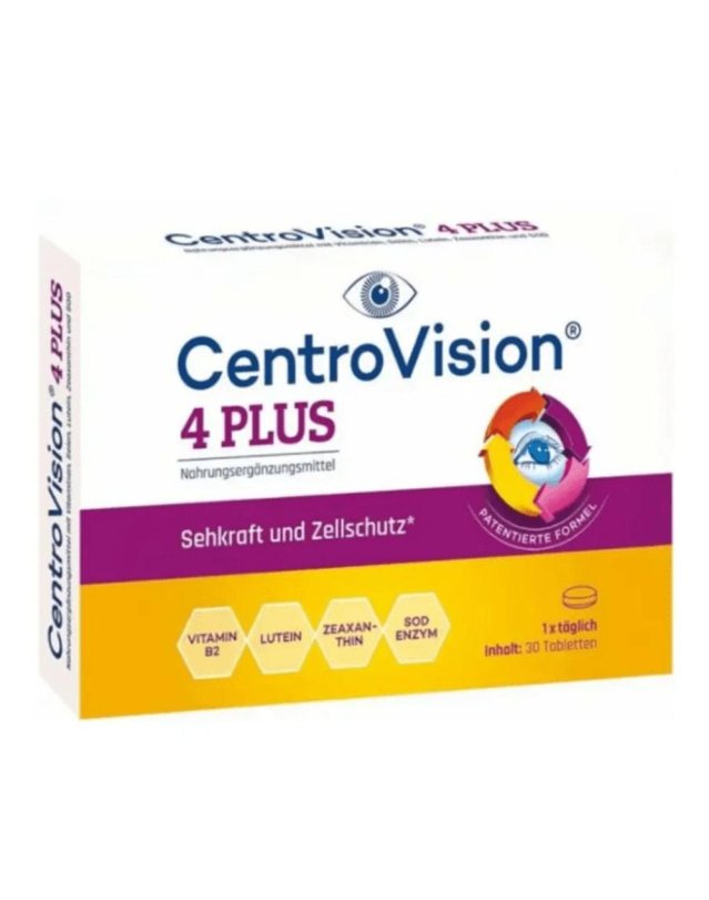 CentroVision 4 Plus 30 compresse – Salute degli Occhi e Vista Normale CentroVision 4 Plus 30 compresse – Salute degli Occhi e Vista Normale