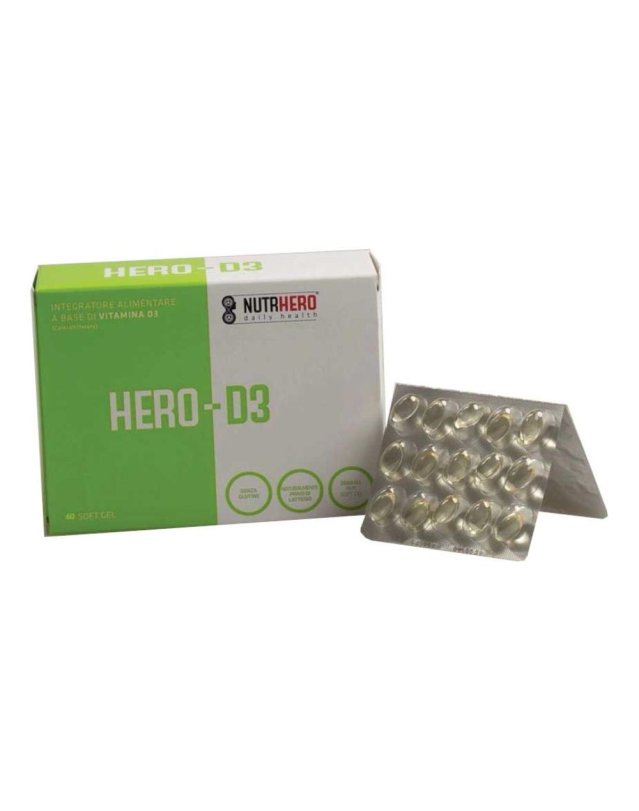 HERO D3 60 Cps SoftGel