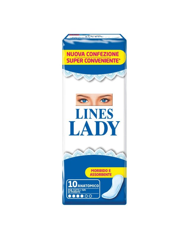 LINES LADY Anatomico 10pz