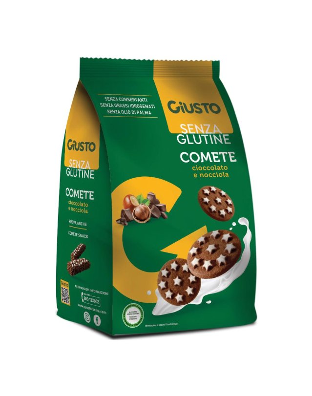 GIUSTO S/G COMETE Biscotti200g