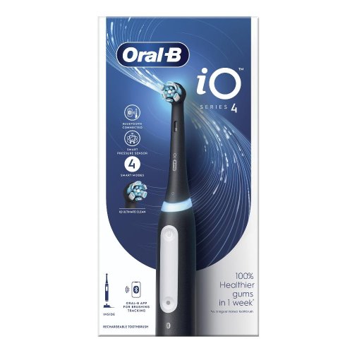 Oral-B iO - 6 - Spazzolino Elettrico Nero Lava Designed By Braun