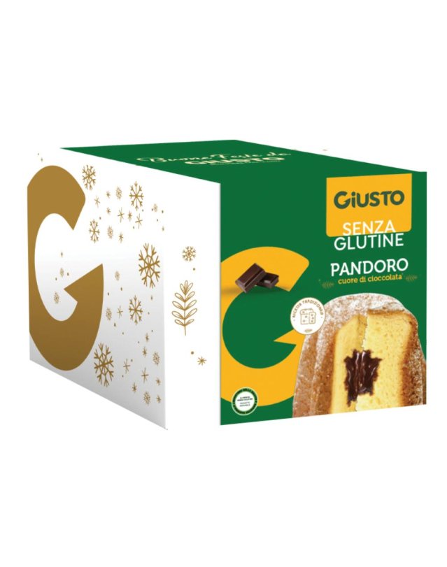 GIUSTO S/G Pandoro Cuore Cacao