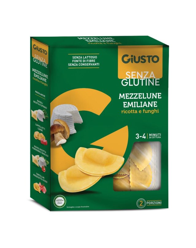 GIUSTO S/G Mezzelune Fun/R250g