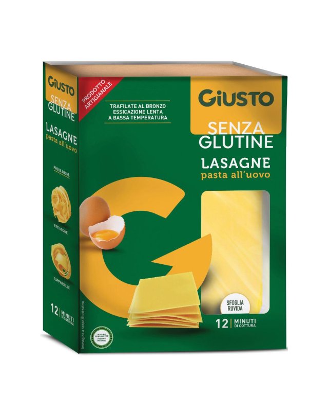 GIUSTO S/G Lasagne 250g