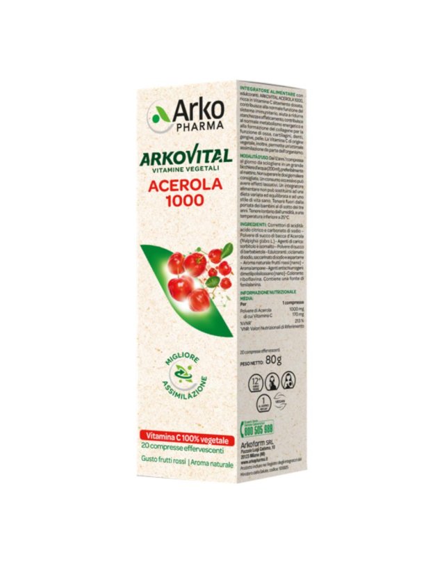 ARKOVITAL Acerola 20Cpr Eff.OS