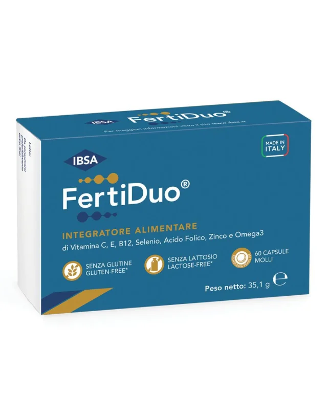Fertiduo 60 capsule- Integratore Per La Fertilità dell'uomo