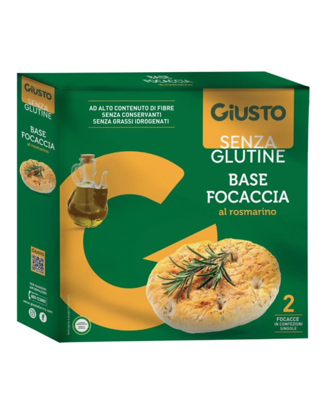 GIUSTO S/G Fondo Focaccia 280g