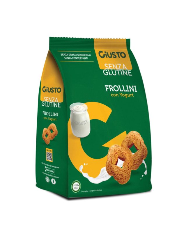 GIUSTO S/G FROLLINI YOGURT250G