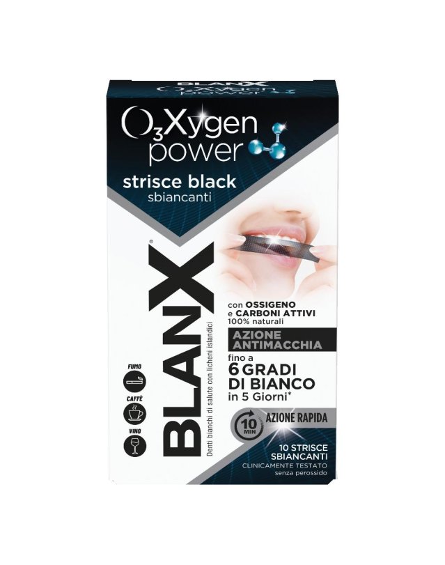 BLANX O3X Strisce Black 10pz BLANX O3X Strisce Black 10pz