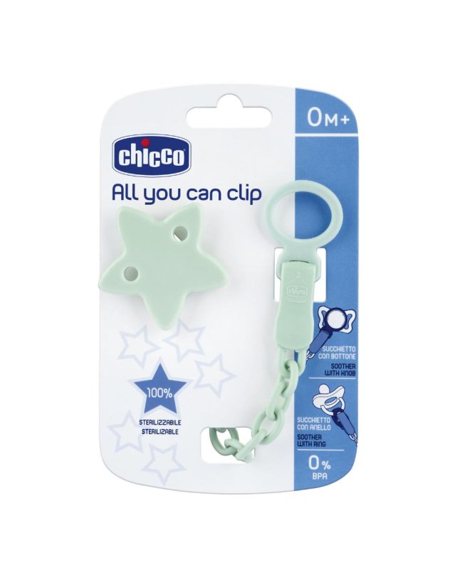 CH Clip Universale Verde 0m+