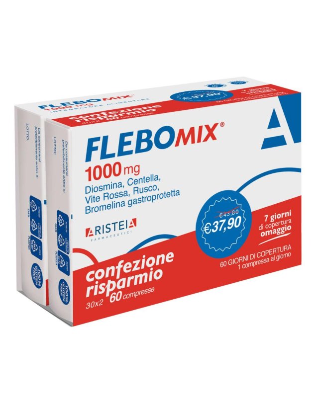 FLEBOMIX 1000MG BI-PACK 60CPR FLEBOMIX 1000MG BI-PACK 60CPR