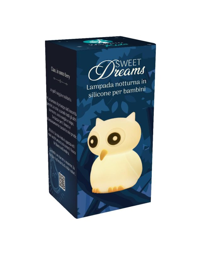 SWEET DREAMS LAMPADA GUFO SILIC.