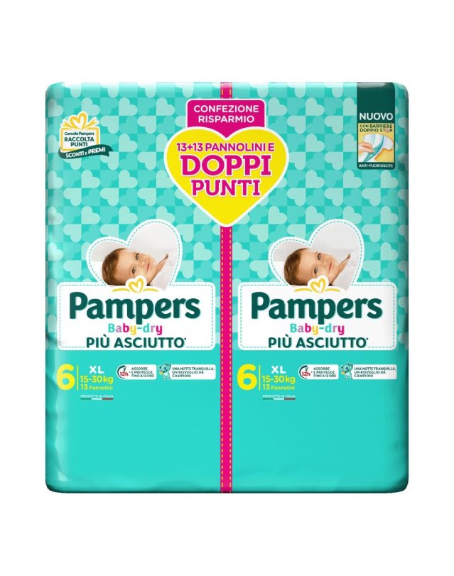 PAMPERS BD DUO DOWNCOUNT XL26P
