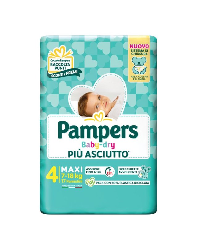 PAMPERS BD DOWNCOUNT MAXI 17PZ