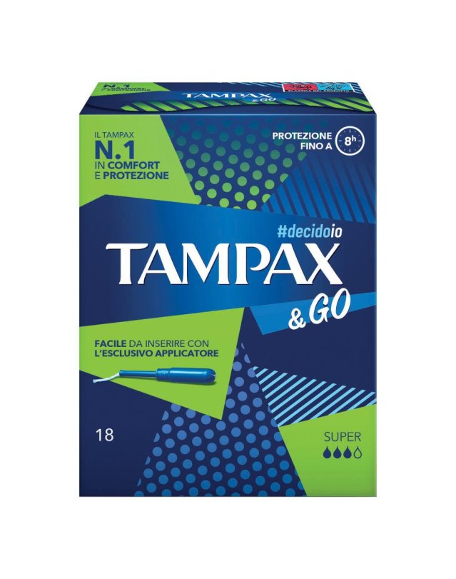 TAMPAX&GO Super 18pz