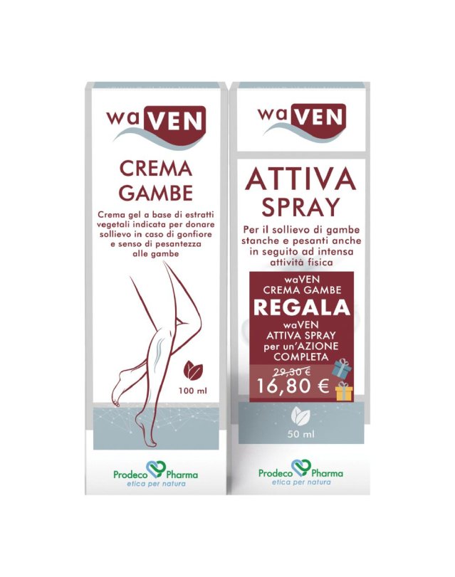 WAVEN CREMA GAMBE 100ML+ATTIVA