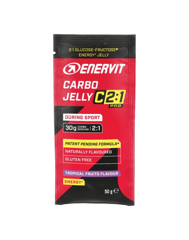 Enervit Carbo Jelly 50 g-  Gelatina Energetica per sportivi