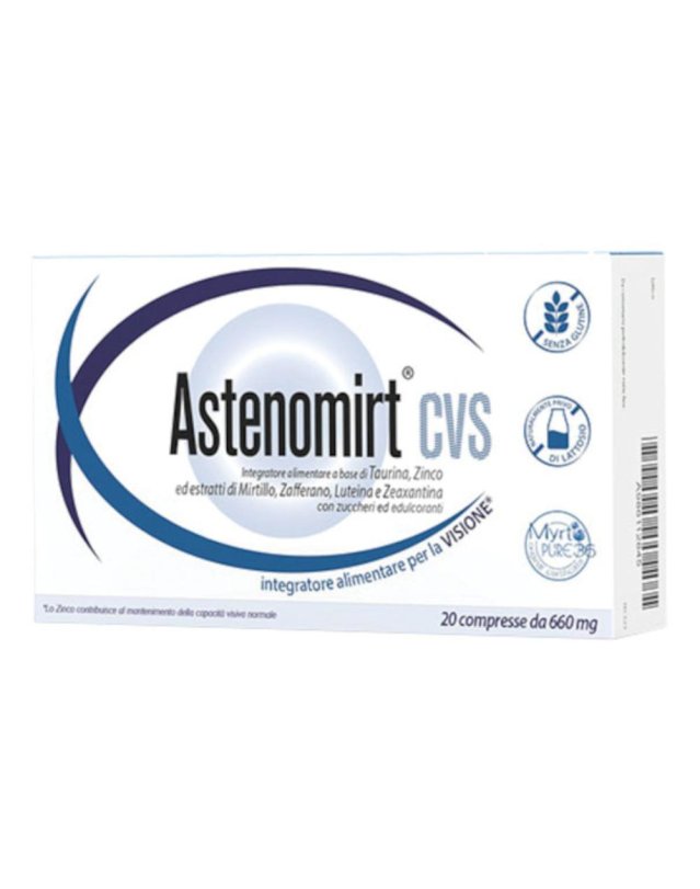 ASTENOMIRT CVS 20 Cpr 660mg ASTENOMIRT CVS 20 Cpr 660mg