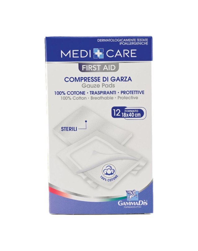 GARZA COTONE 18X40CM 12PZ GARZA COTONE 18X40CM 12PZ