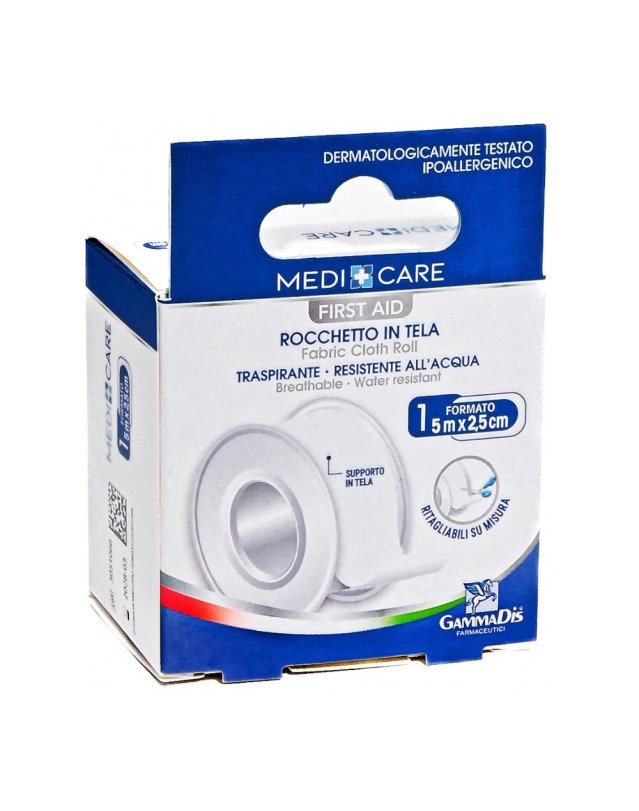 ROCCHETTO TELA BIANCO 500X2,5 ROCCHETTO TELA BIANCO 500X2,5