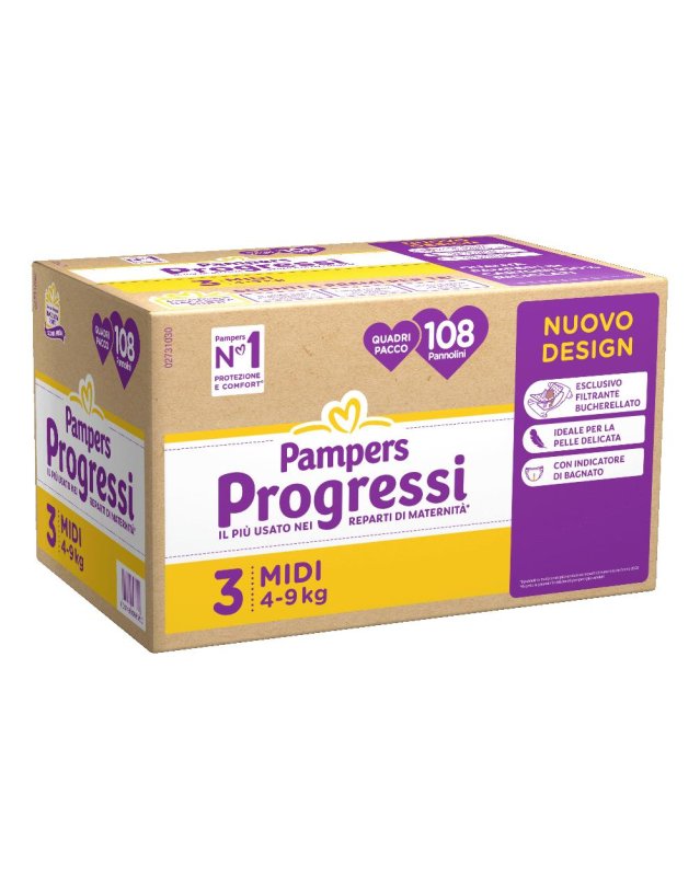 PAMPERS QU PROG MIDI 108PZ PAMPERS QU PROG MIDI 108PZ