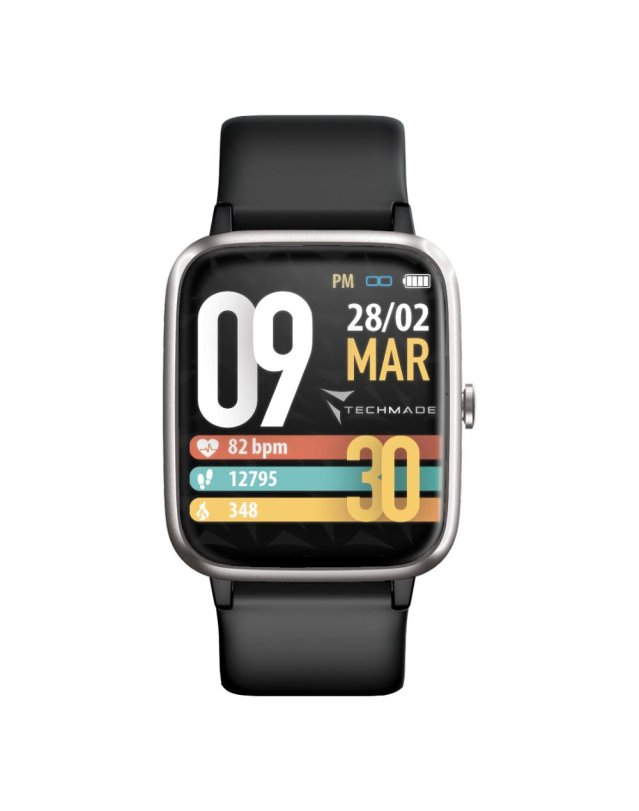 MOVE Smartwatch Black Silver